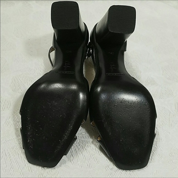 COLE HAAN T strap Block Heel Sandals Size 8.5 - Picture 6 of 6